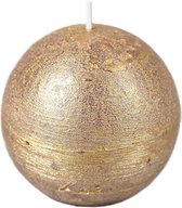 Rasteli Luz Your Senses Bougie Boule en Métal Goud Or D 8 cm