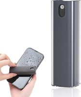Draagbare 3-in-1 Schermreiniger - Spray met Microvezelstof & Spuitfles voor Camera, Laptop, Telefoon & Monitor (Vloeistof Niet Inbegrepen), 12ml
