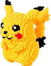 Pikach Diamant Micro Bouwstenen Set - Modèle Anime Pokemo pour Enfants et fans - Pikach leggo - Blocs de construction Pokemo - Jaune