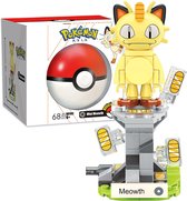 Keeppley Pokémon Mini Meowth Bouwstenen set Bouw Speelgoed 68 stukjes
