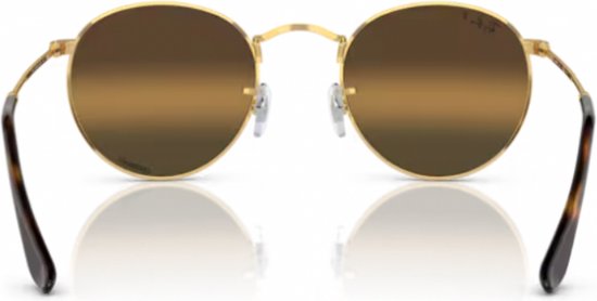 Ray Ban - Round Metal - Arista - Polar Clear Gradient Dark Brown — afbeelding 3