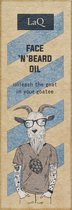 LaQ Face 'n' Beard Oil Hoppy Goat Baardolie - Voor Gezicht en Baard - Hydraterende, Verzachtende en Beschermende Scheerolie - 30ML