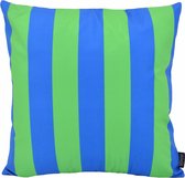 Sierkussen Streep Blauw/Groen | 45 x 45 cm | Katoen/Polyester