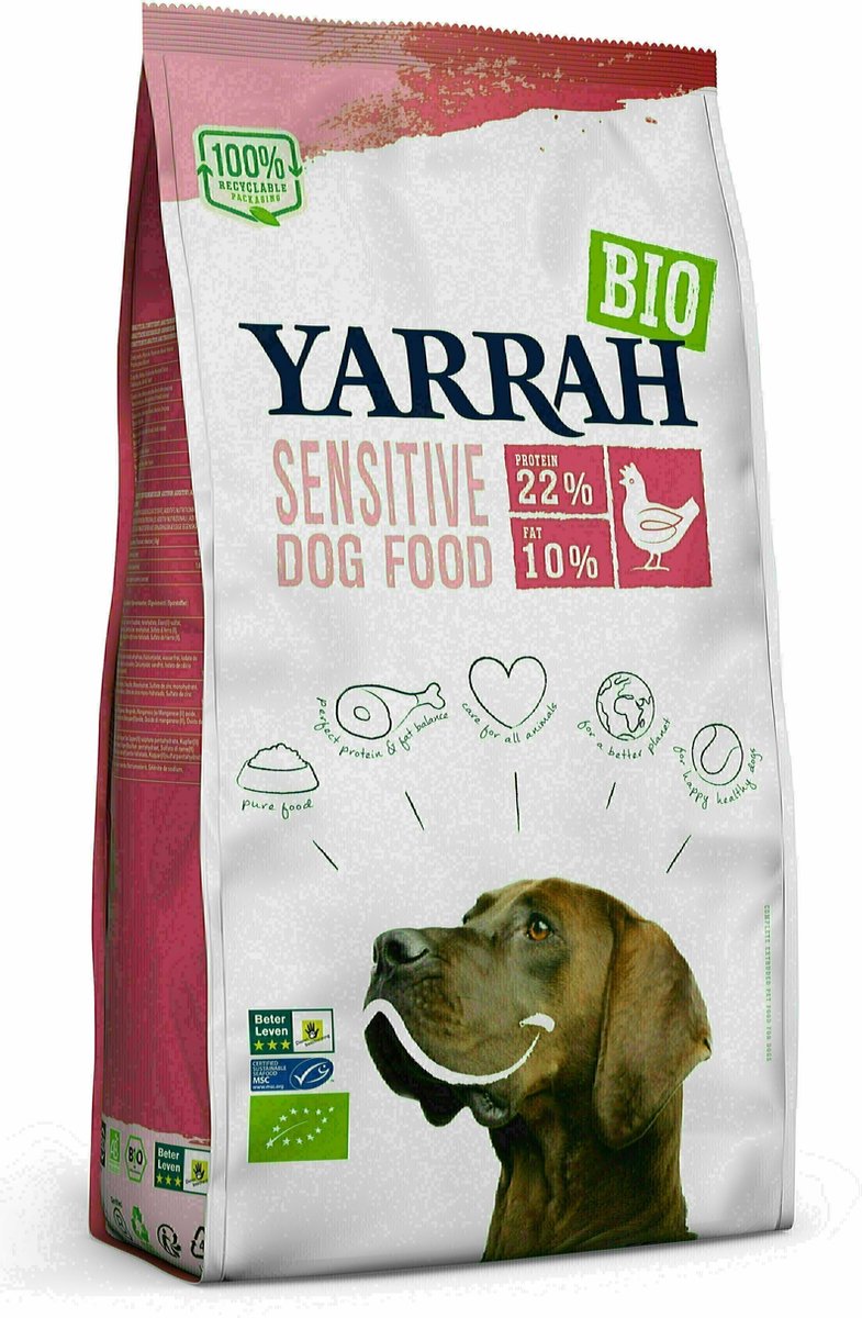 Yarrah Yarrah Biologisch Sensitive - Hondenvoer - 10 kg