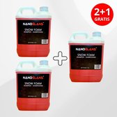 Nanoglans Snow Foam shampoo 2.5L | Voorwas | Voordeelpakket 2+1 GRATIS | 7.5L | Krachtige Reiniging en Bescherming - Ideaal voor Gecoate Oppervlakken
