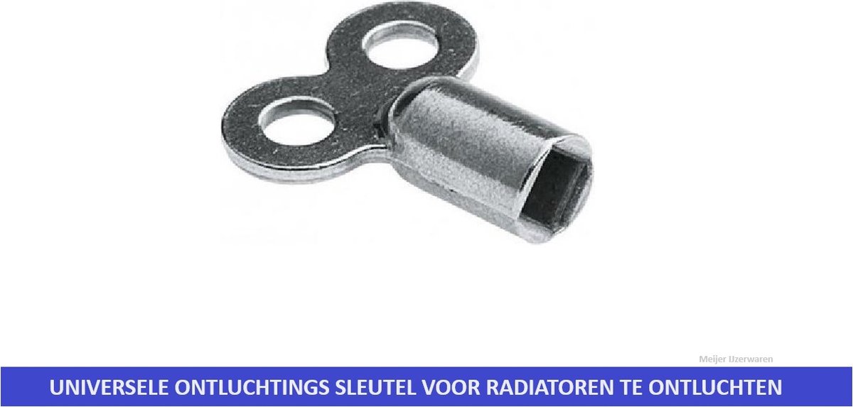 UNIVERSELE ONTLUCHTINGSSLEUTEL VOOR RADIATOR TE ONTLUCHTEN - INSTALATEURS KWALITEIT - RADIATOR ONTLUCHTINGSSLEUTEL