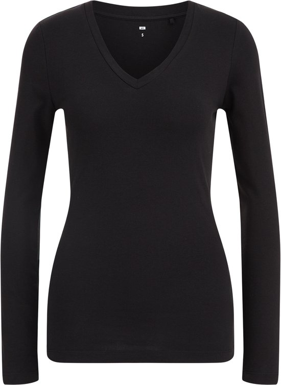 WE Fashion Dames biologisch katoen shirt - Maat M