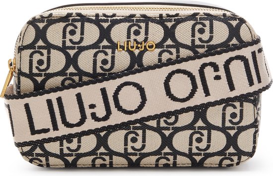 Liu Jo Kleine Crossbodytas / Schoudertas Dames - Daurin - Logo Print - Zwart