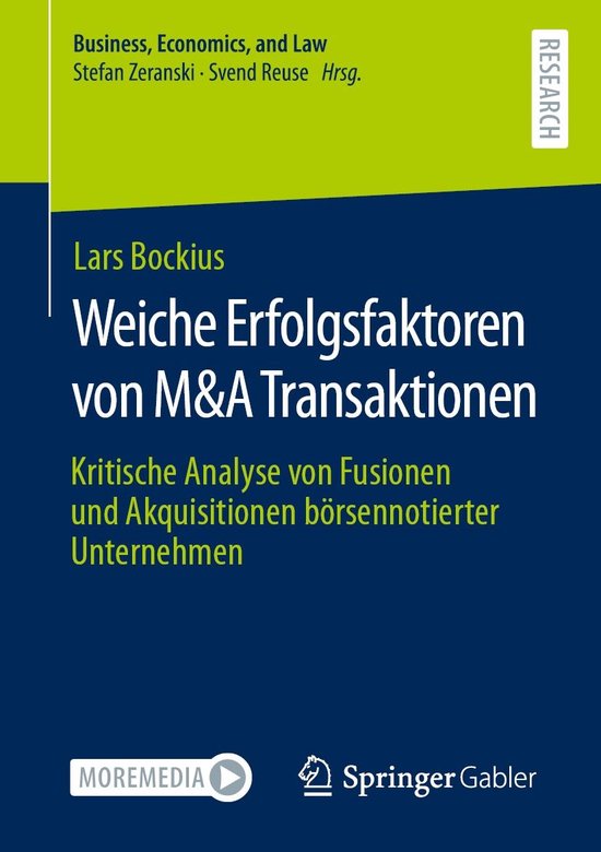 Business and Economics (German Language) - Weiche Erfolgsfak ... - cover