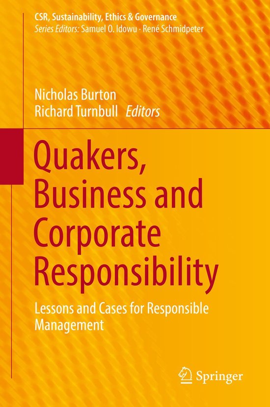 Business and Management (R0) - Quakers, Business and Corpora ... - cover