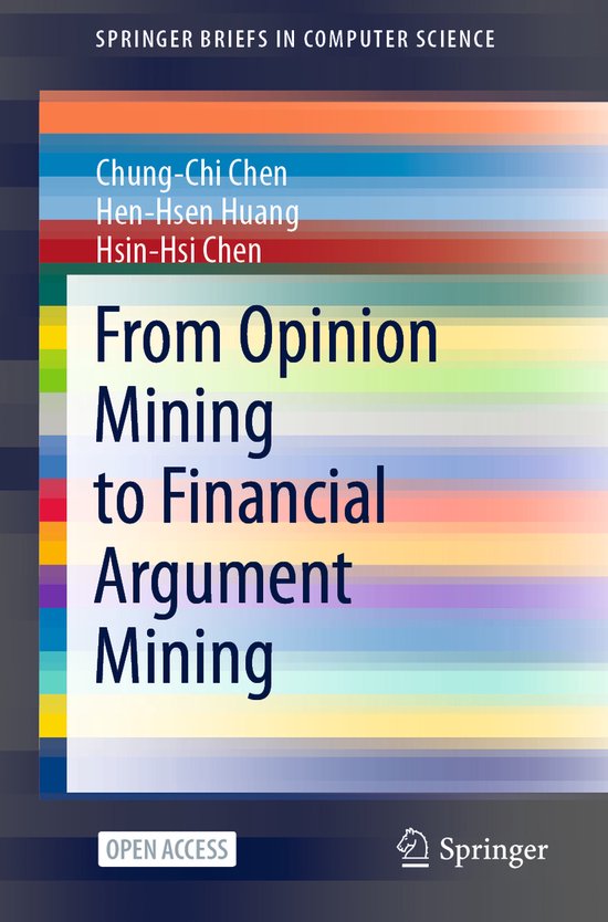 From Opinion Mining to Financial Argument Mining - cover