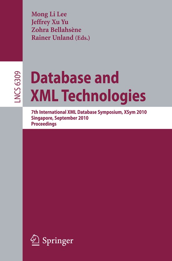 Database and XML Technologies | 9783642156830 | Boeken | bol