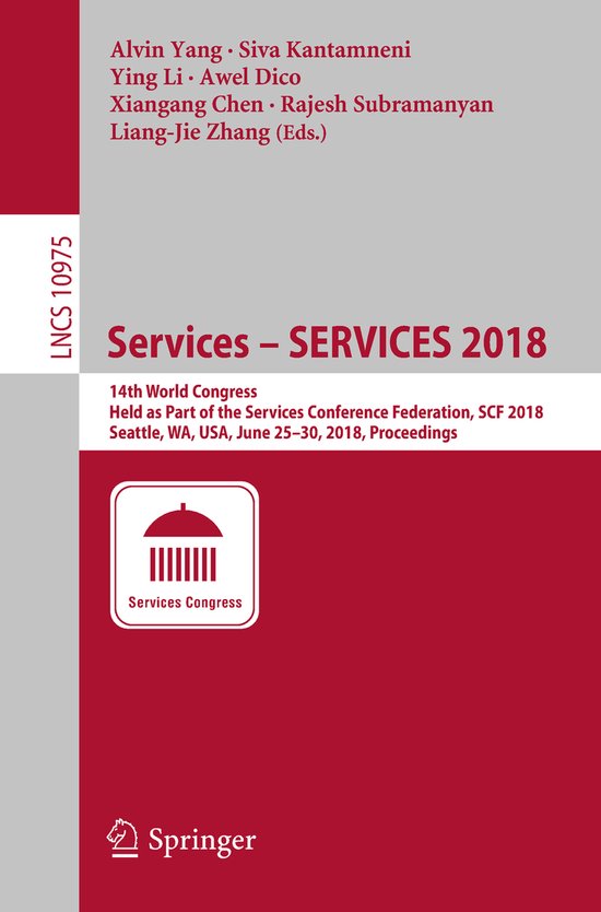 Lecture Notes in Computer Science10975- Services – SERVICE ... - cover