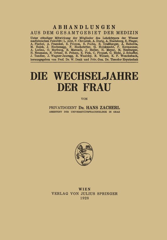 Die Wechseljahre der Frau - cover