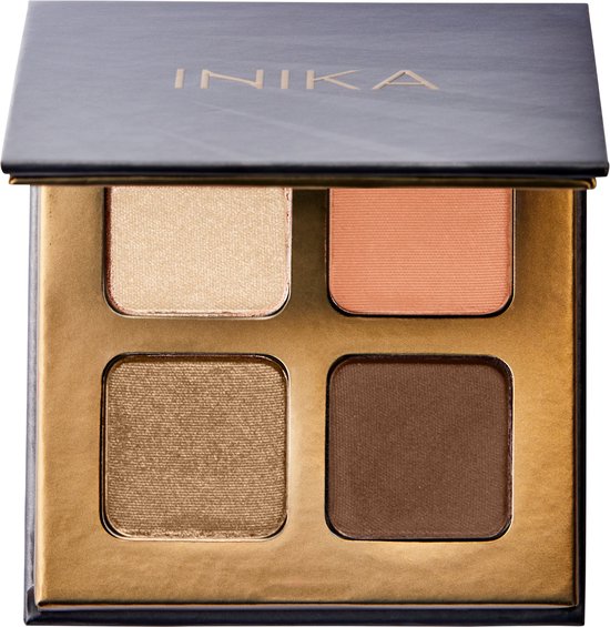 INIKA Vegan Oogschaduw Quad - Sunset