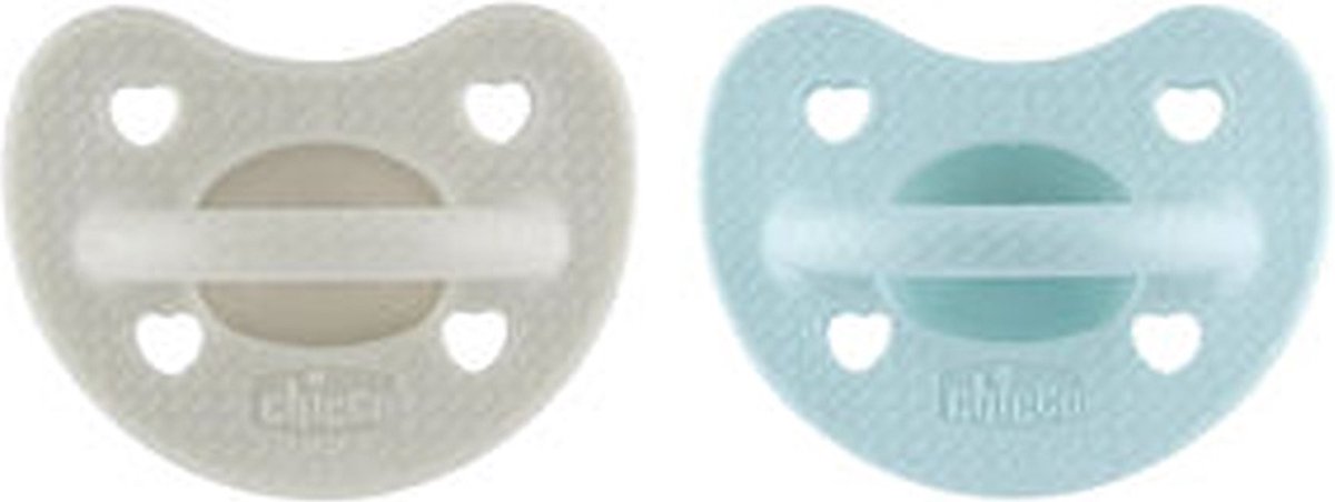 Goedkoopste Chicco Physioforma Luxe 6-16 2 stuks Groen -Grijs fopspeen