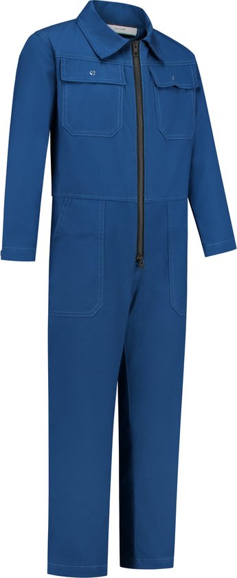 Dapro Kinderoverall 100% Katoen - Korenblauw - Unisex overall voor kinderen Jongens & Meisjes - kind buitenspelen