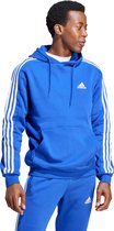 adidas Sportswear Essentials Fleece 3-Stripes Hoodie - Heren - Blauw- L