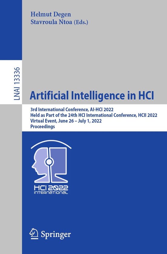 Springer Nature Proceedings Computer Science - Artificial In ... - cover