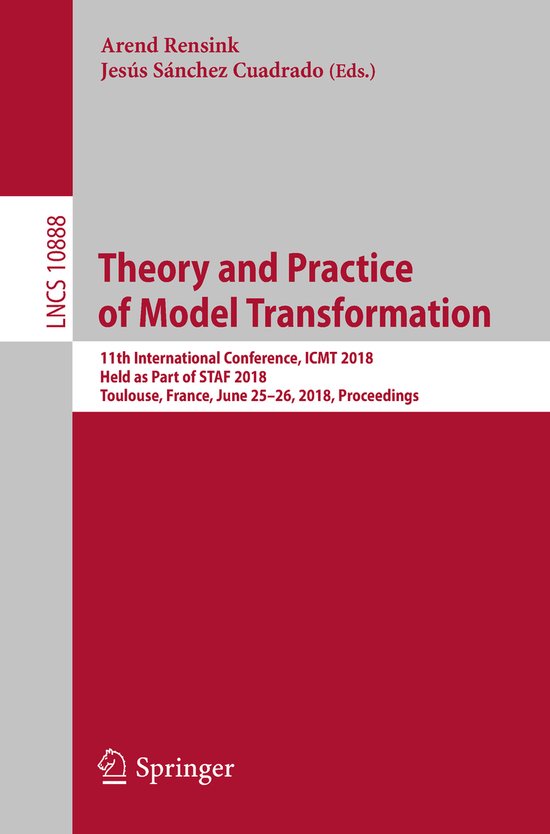 Lecture Notes in Computer Science10888- Theory and Practice  ... - cover