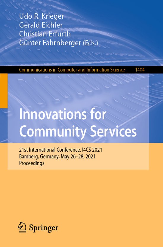Innovations for Community Services - cover