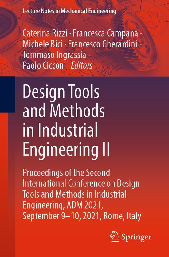 Lecture Notes in Mechanical Engineering- Design Tools and Me ... - cover