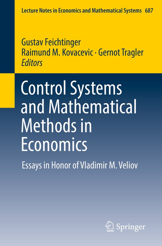 Lecture Notes in Economics and Mathematical Systems687- Cont ... - cover