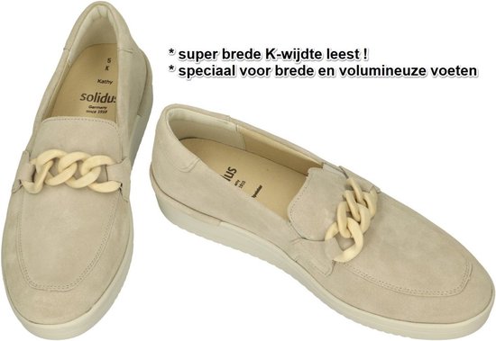 Solidus - Dames - taupe - ballerines & mocassins - taille 36,5