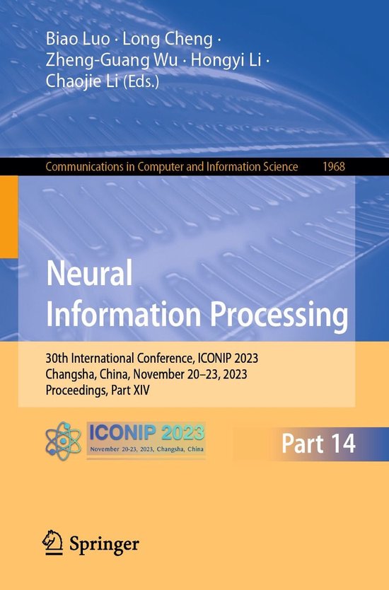 Springer Nature Proceedings Computer Science 14 - Neural Inf ... - cover