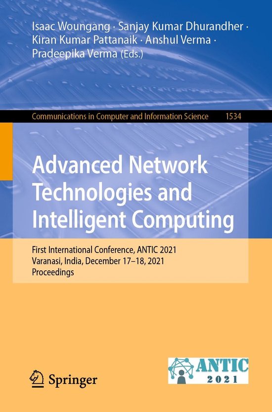 Springer Nature Proceedings Computer Science - Advanced Netw ... - cover