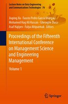 Lecture Notes on Data Engineering and Communications Technologies 78 - Proceedings of the Fifteenth International Conference on Management Science and Engineering Management
