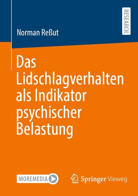 Das Lidschlagverhalten als Indikator psychischer Belastung - cover