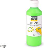 Plakkaatverf creall fluor groen 250ml | Fles a 250 milliliter
