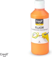 Plakkaatverf creall fluor oranje 250ml | Fles a 250 milliliter