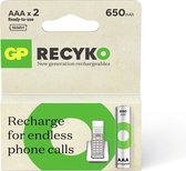 Piles rechargeables GP ReCyko+ AAA 650 mAh DECT