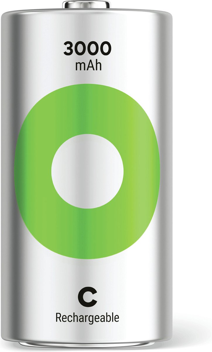GP RECYKO C 3000mAh 2 stuks Batterij