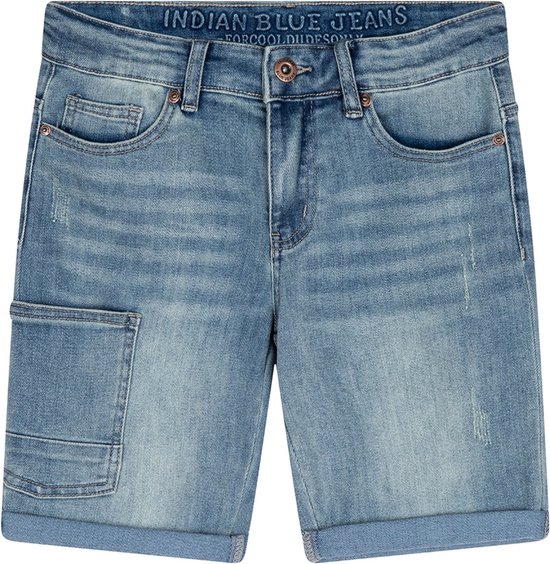 Indian Blue Jeans - Korte Broek - Light Denim - Maat 146
