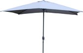 Concept-U - Rechthoekige rechter parasol 3 x 2 m grijs SPEZIA