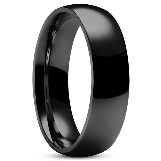 Lucleon - Aesop - Zwarte titanium ring voor heren