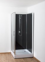 Cabine de douche complète Sanifun Nima 900 x 900 sans kit gauche