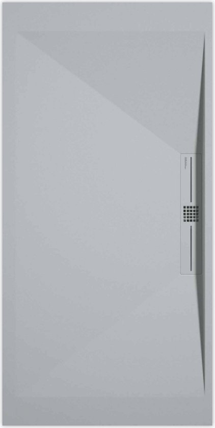 Receveur de douche Sanifun Stone Side Gris 7035 Lisse 1300 x 800 P