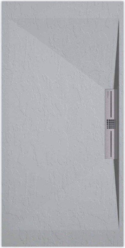 Receveur de douche Sanifun Stone Side Gris 7035 Ardoise 1100 x 800 S