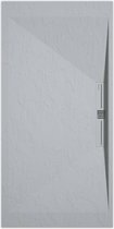 Receveur de douche Sanifun Stone Side Gris 7035 Ardoise 1100 x 800 P