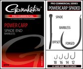 Gamakatsu - Haken PRO-C Powercarp Spade A1 PTFE BL - Gamakatsu