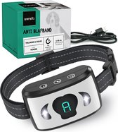 Animigo Anti Blafband voor honden - zonder schokken - Met ultrasoon geluid en trillingen - Oplaadbaar