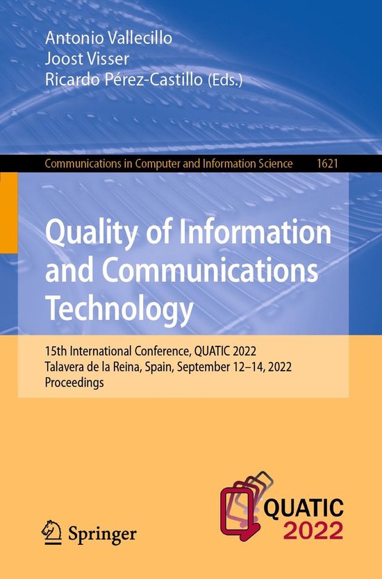Springer Nature Proceedings Computer Science - Quality of In ... - cover