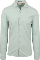 No Excess - Overhemd Jersey Mintgroen - Heren - Maat XL - Regular-fit