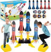 Speelgoed - Raketset - Speelgoed 3+ Jaar - 6 Schuimraketten - Veilig - Eenvoudig Te Bedienen - Cadeau