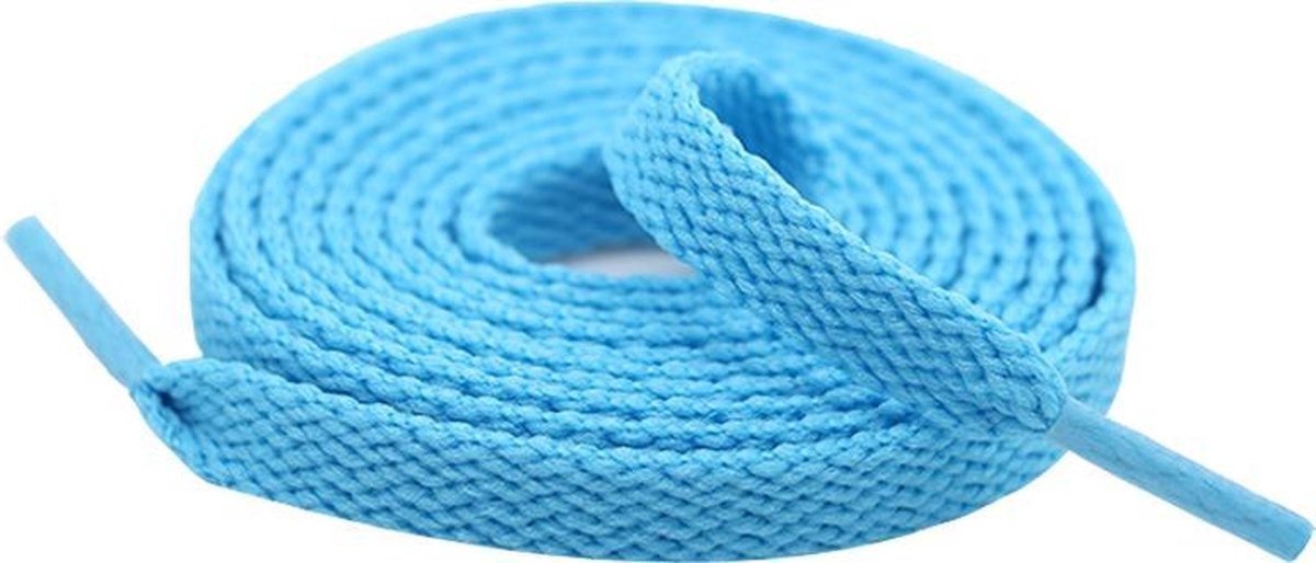 *** 1 paar Veters Schoenveters - Blauwe - Sneakerveter - Schoen accessoire - 120CM - van Heble® ***