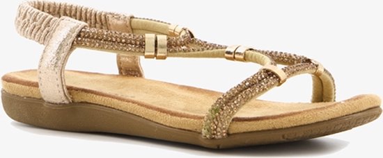 Blue Box meisjes sandalen goud met glitter - Maat 32